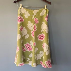 Banana Republic silk skirt.